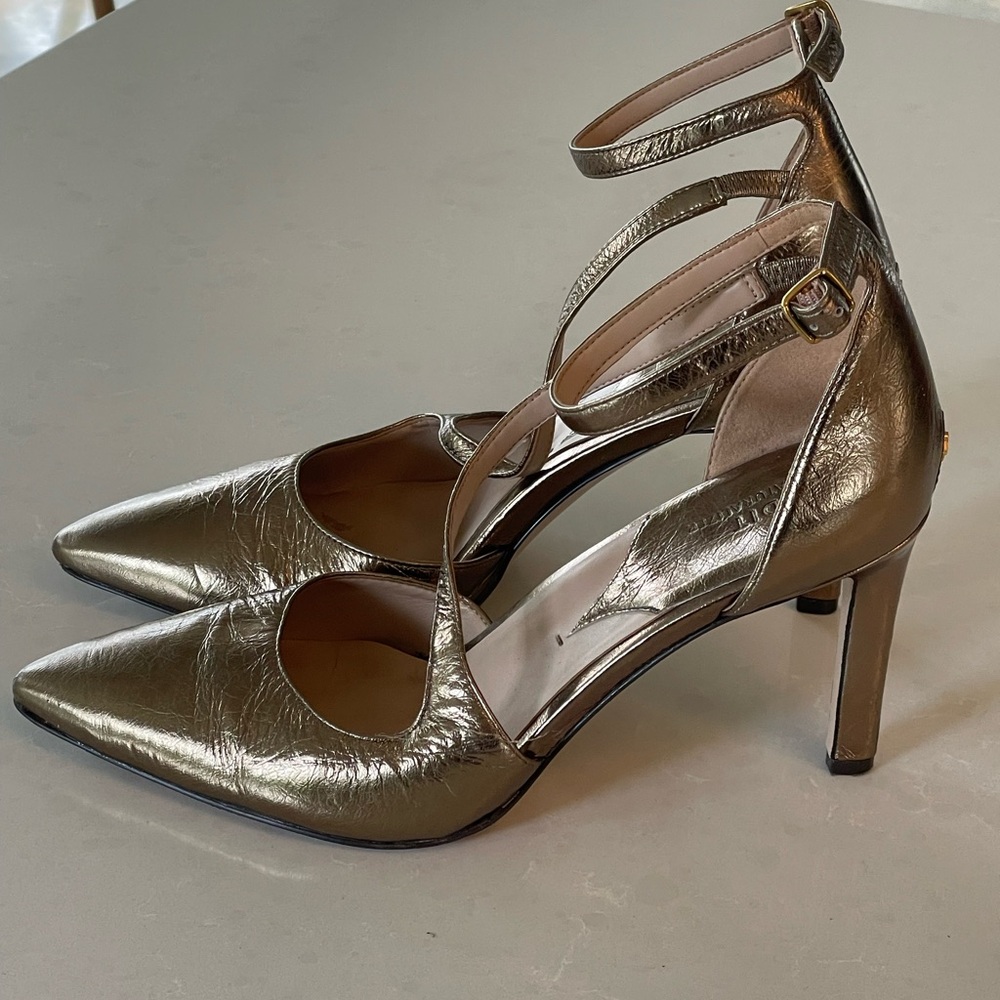 Naturalizer Metallic Gold Heels